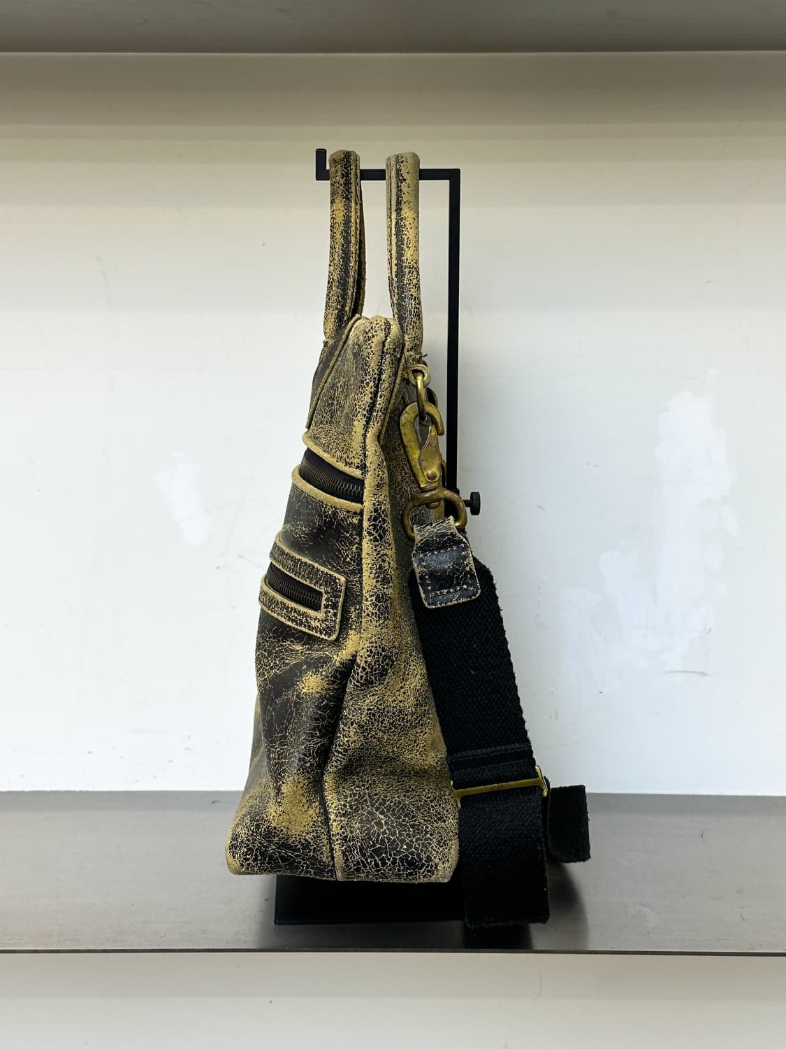 Jas M.B 런던 투웨이 크랙 레더 백 상품이미지3