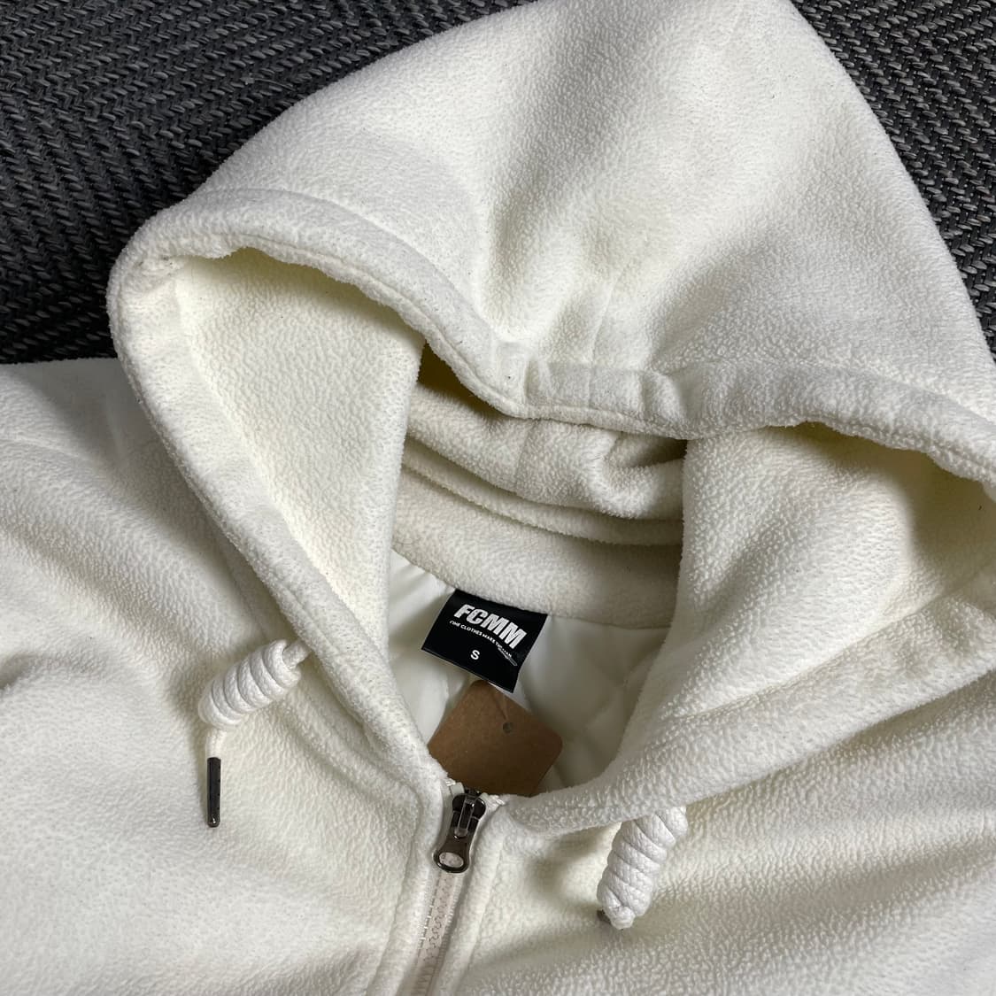 FCMM 빅로고 누빔 플리스 후드 집업 y 4485 상품이미지8