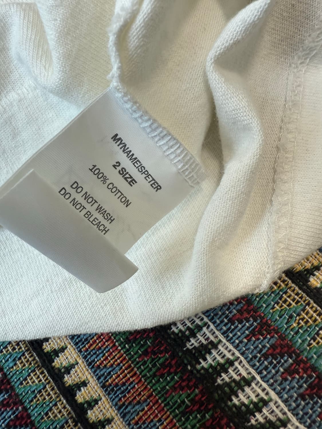 마이네임이즈피터 반팔 티셔츠 상품이미지4