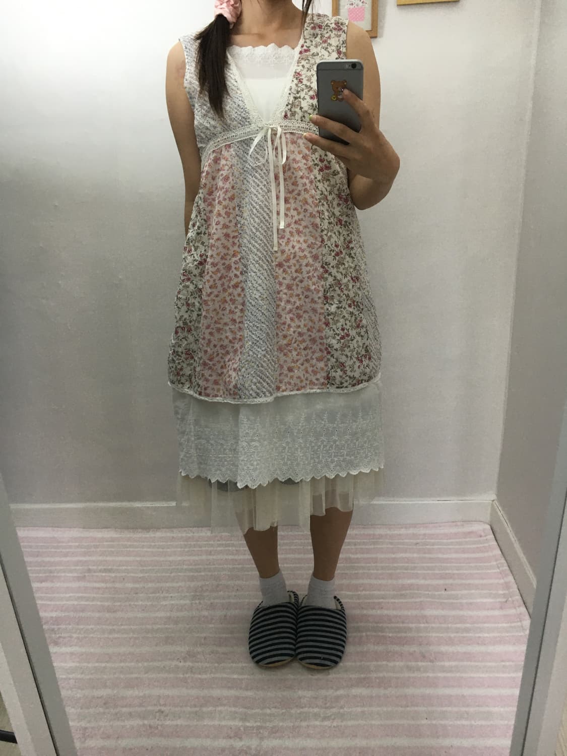 화이트 이너 원피스 상품이미지7