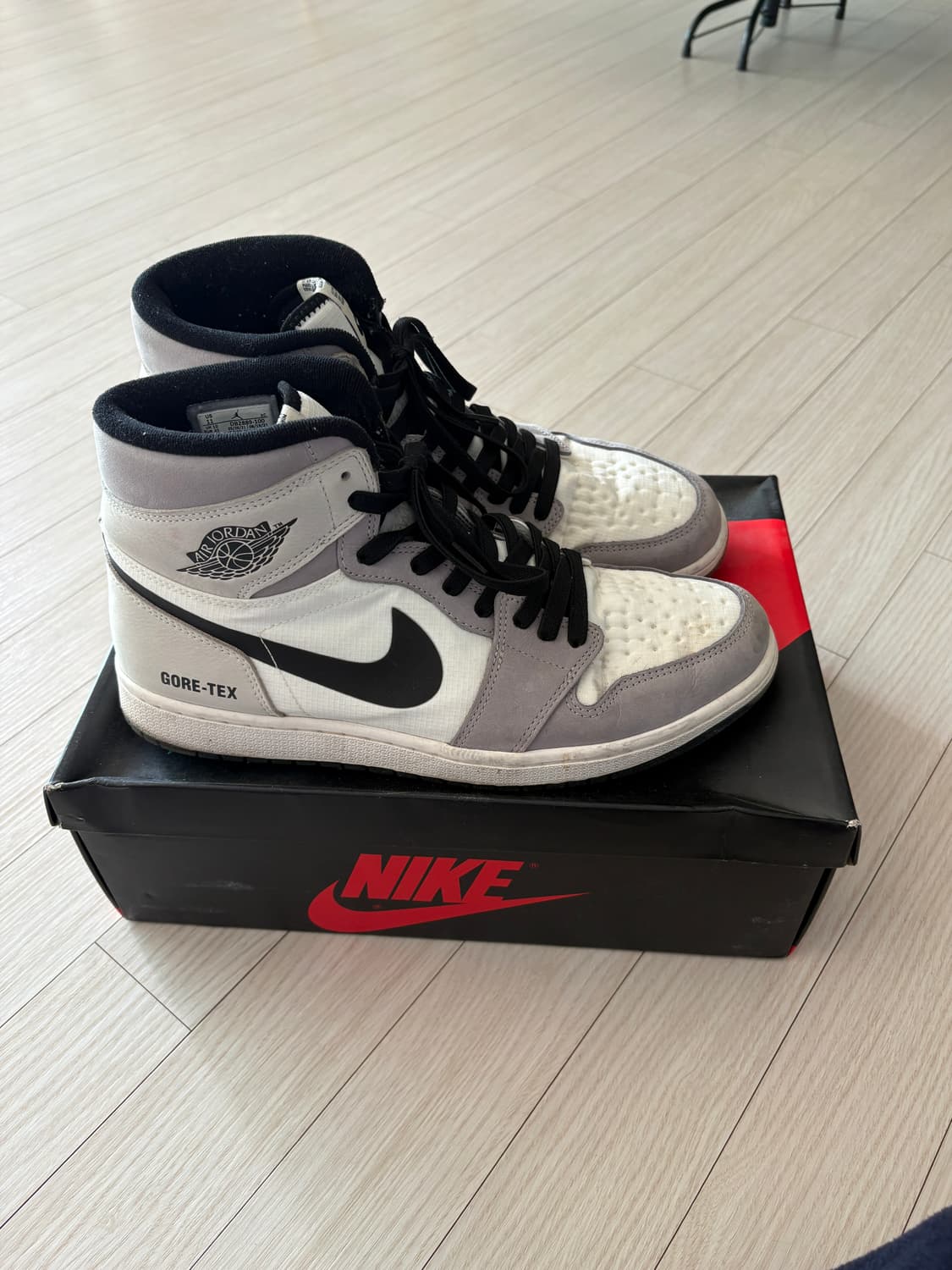 나이키 에어조던1 고어텍스 라이트 그레이290 상품이미지1