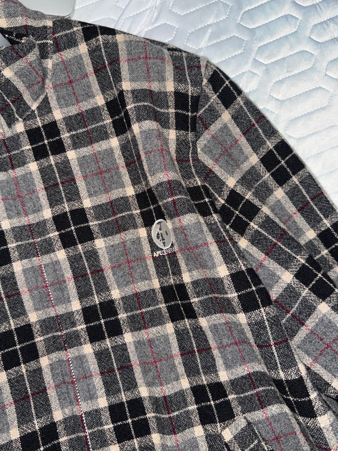 1999 bape 베이프 체크 집업 상품이미지3