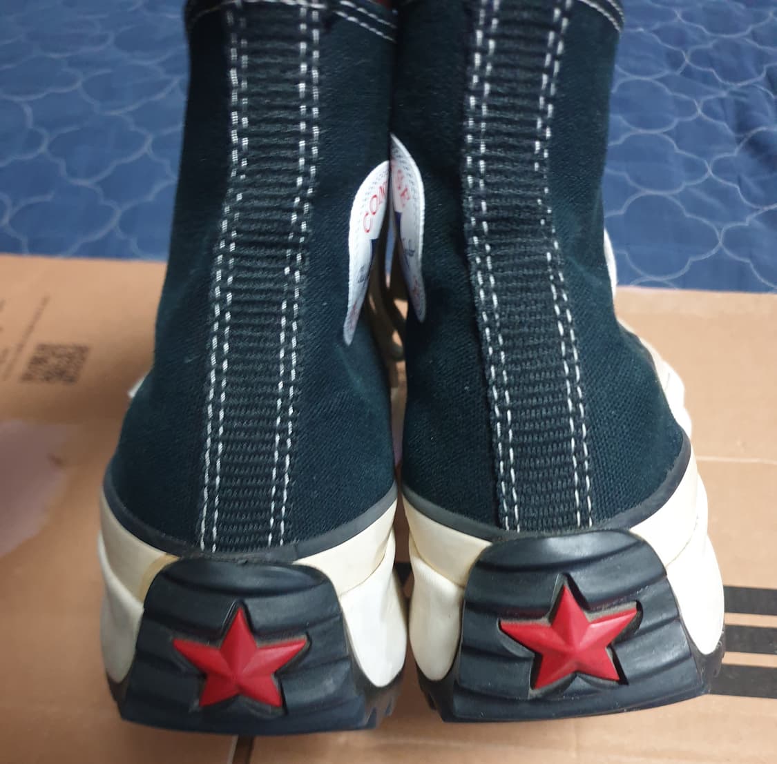 (협업제품) 컨버스 JW앤더슨 런스타 하이크 OG 하이 블랙 (270) 상품이미지5