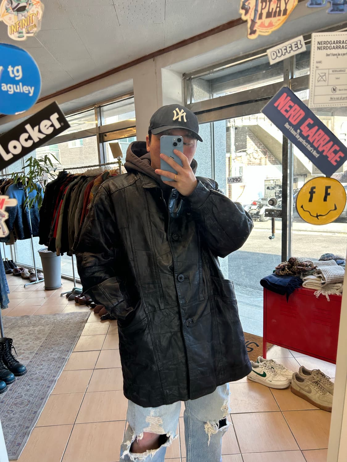 빈티지 레더 카코트  상품이미지8