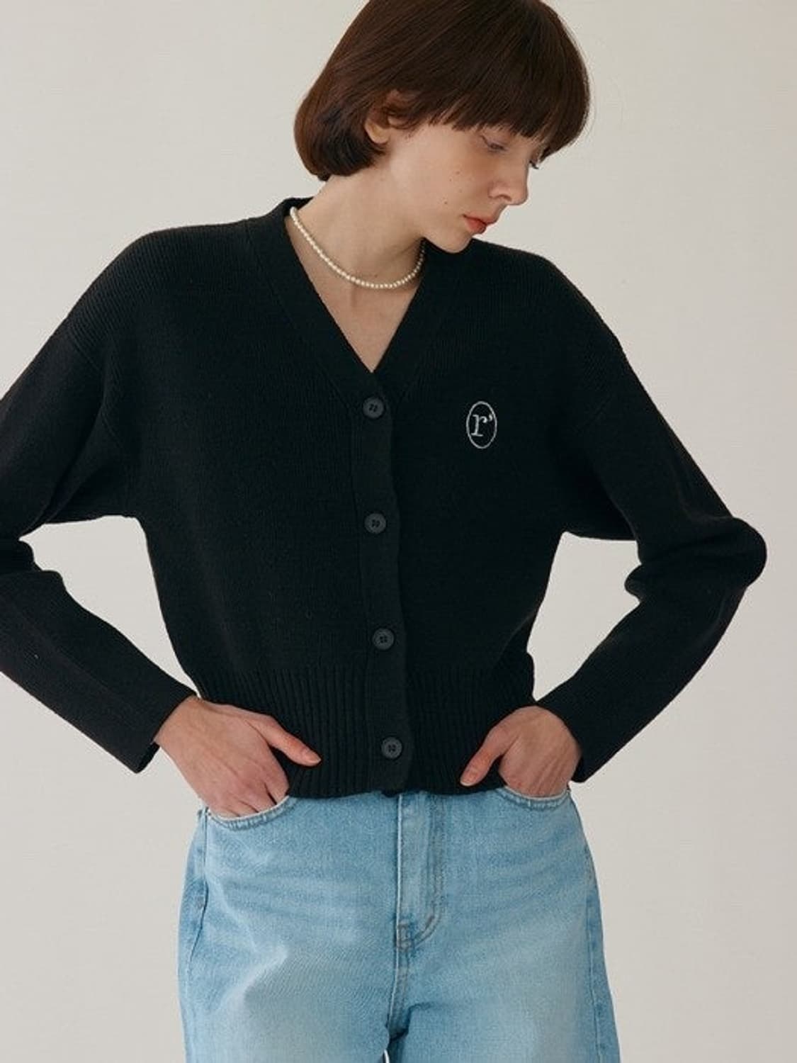 로라로라 가디건 블랙 (새상품) 상품이미지1