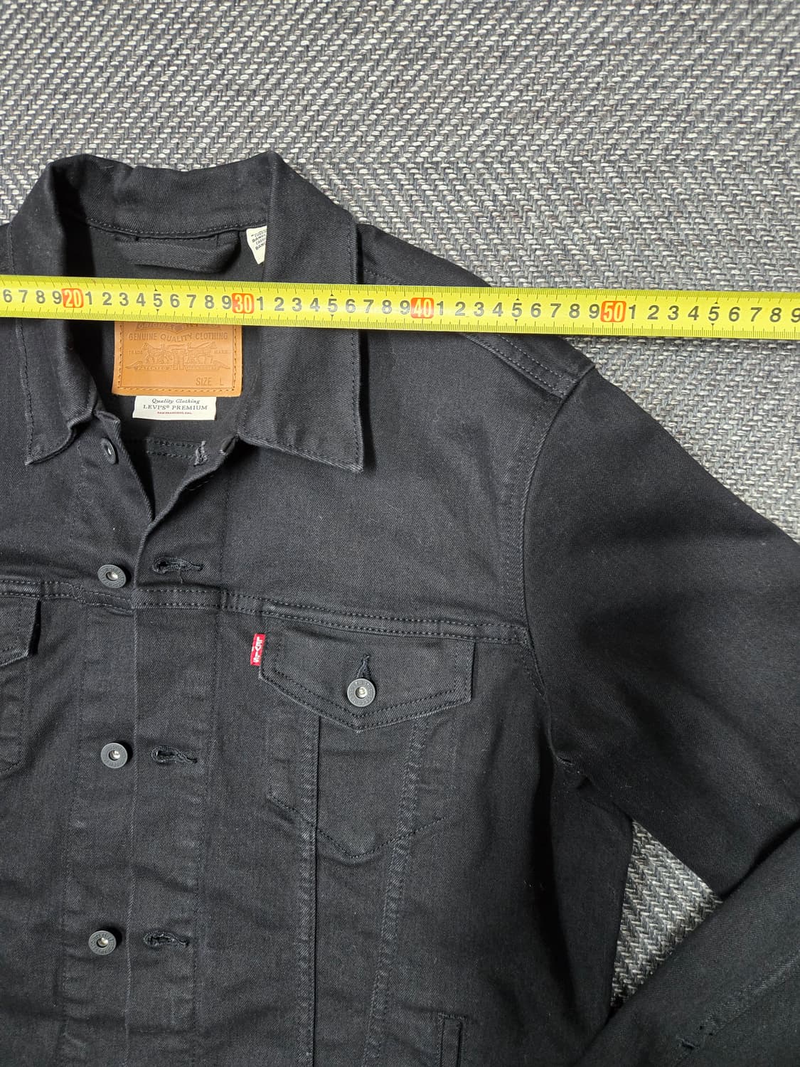 리바이스 프리미엄 블랙 트러커 자켓 스판청자켓 72334 상품이미지6