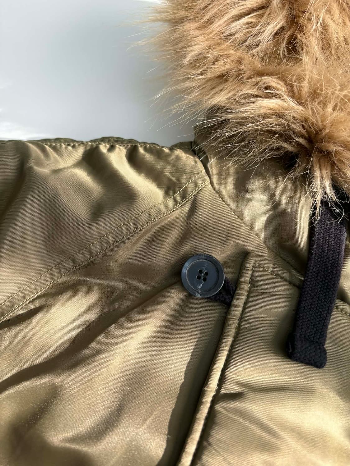 [L] 팀코믹스 패치드 ma-1 퍼 자켓 푸퍼 패딩 상품이미지10