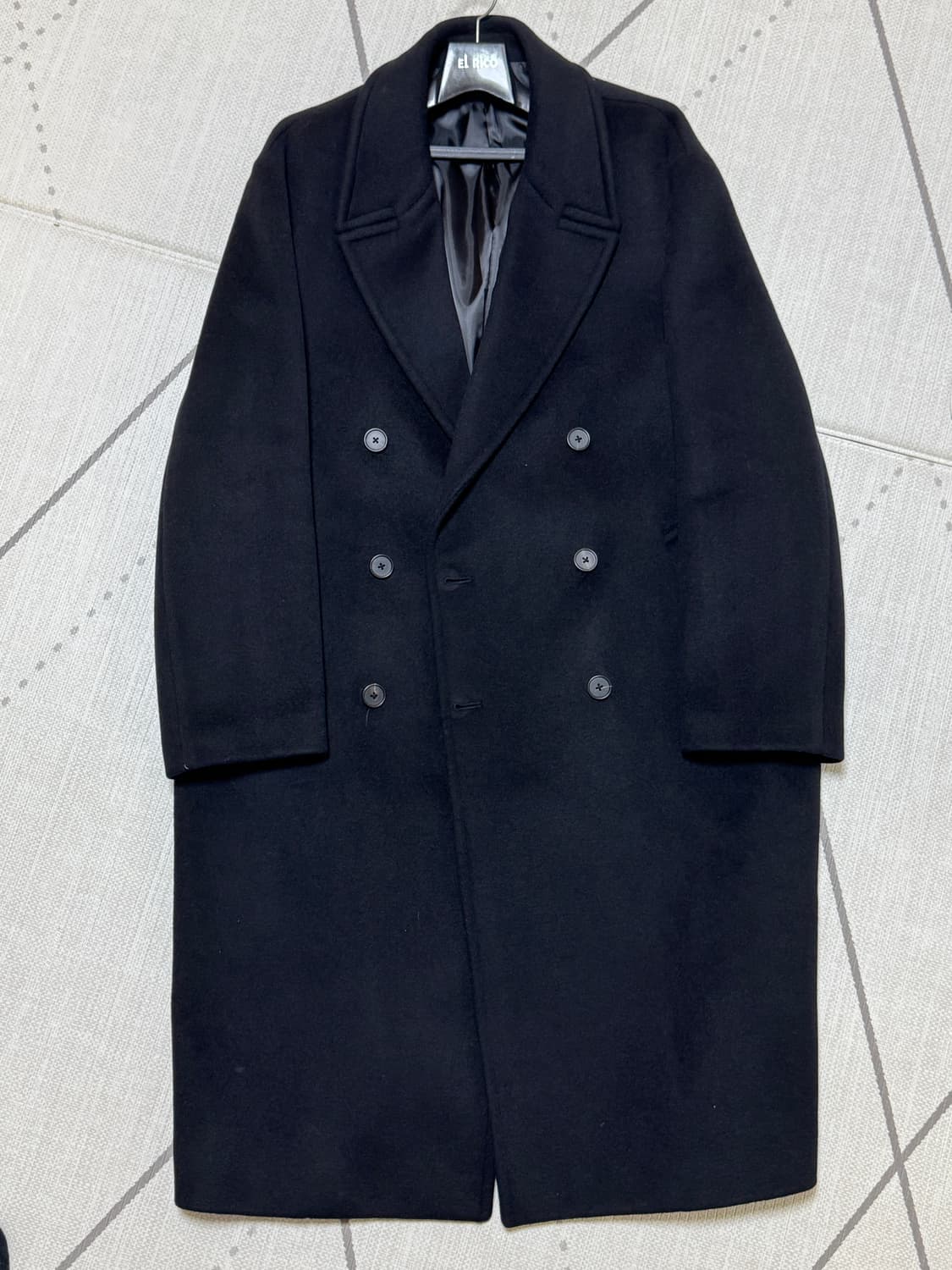 무탠다드 캐시미어 블랜드 오버사이즈 더블 코트 XL 상품이미지1