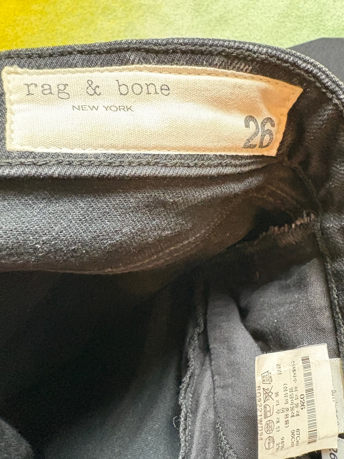 Rag&bone블랙진 상품이미지6