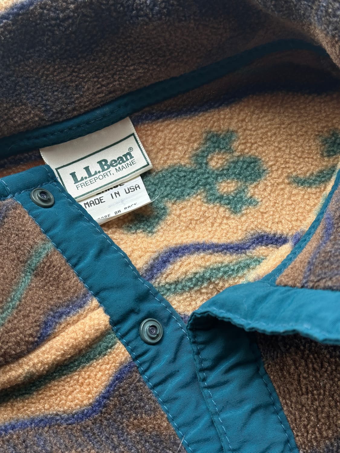 L.L.Bean Aztec Fleece Pullover 상품이미지9