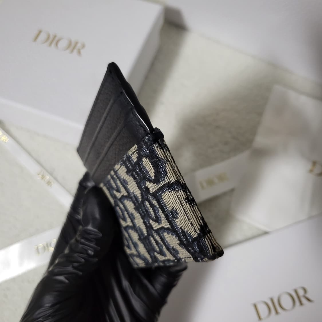 [풀구성] 디올 오블리크 카드홀더 카드지갑  상품이미지5