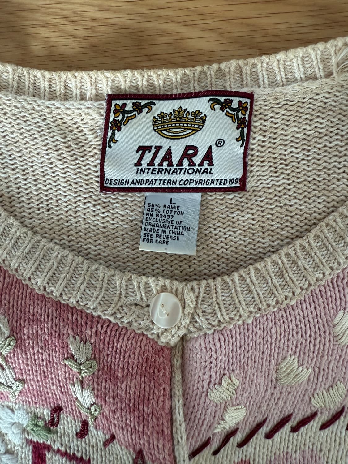 TIARA 패턴 가디건 상품이미지6