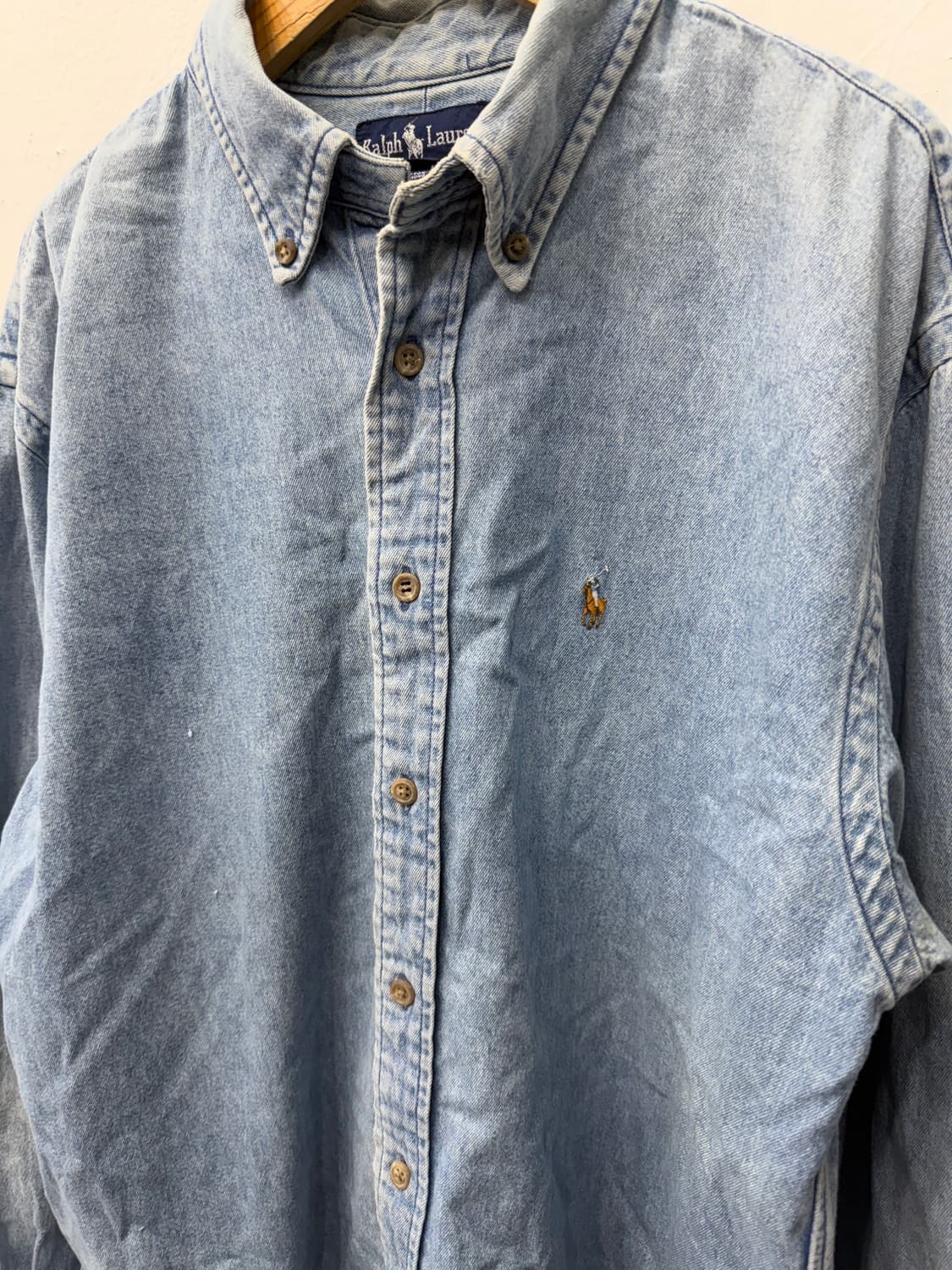 정품) 폴로랄프로렌 남성 데님 셔츠 남방 10(105) 상품이미지3