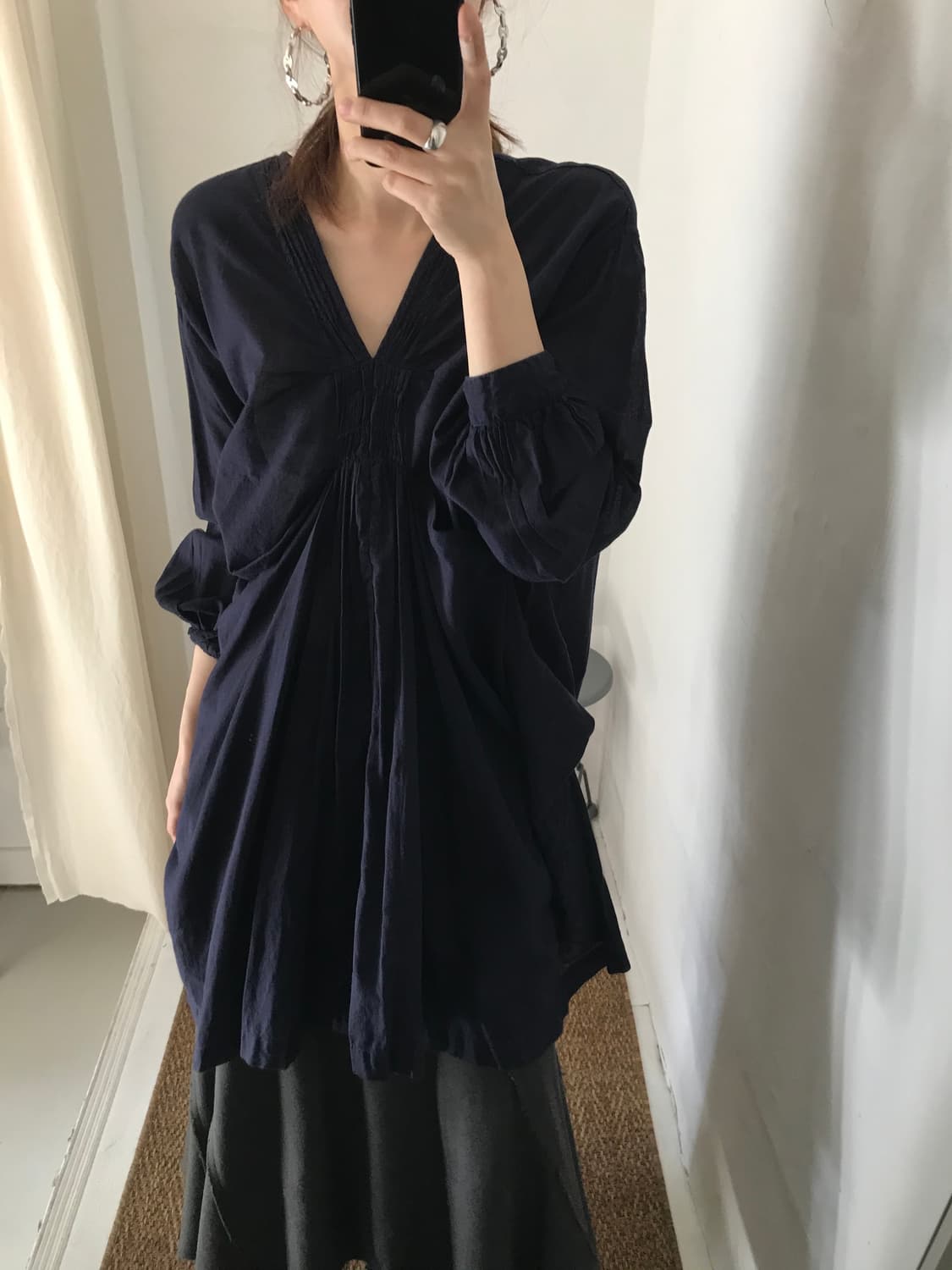 shirring cotton blouse 상품이미지2