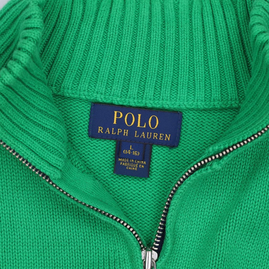 [L] 폴로 랄프로렌 빈티지 치프키프 빅와펜 니트 집업 자켓 3862 상품이미지7