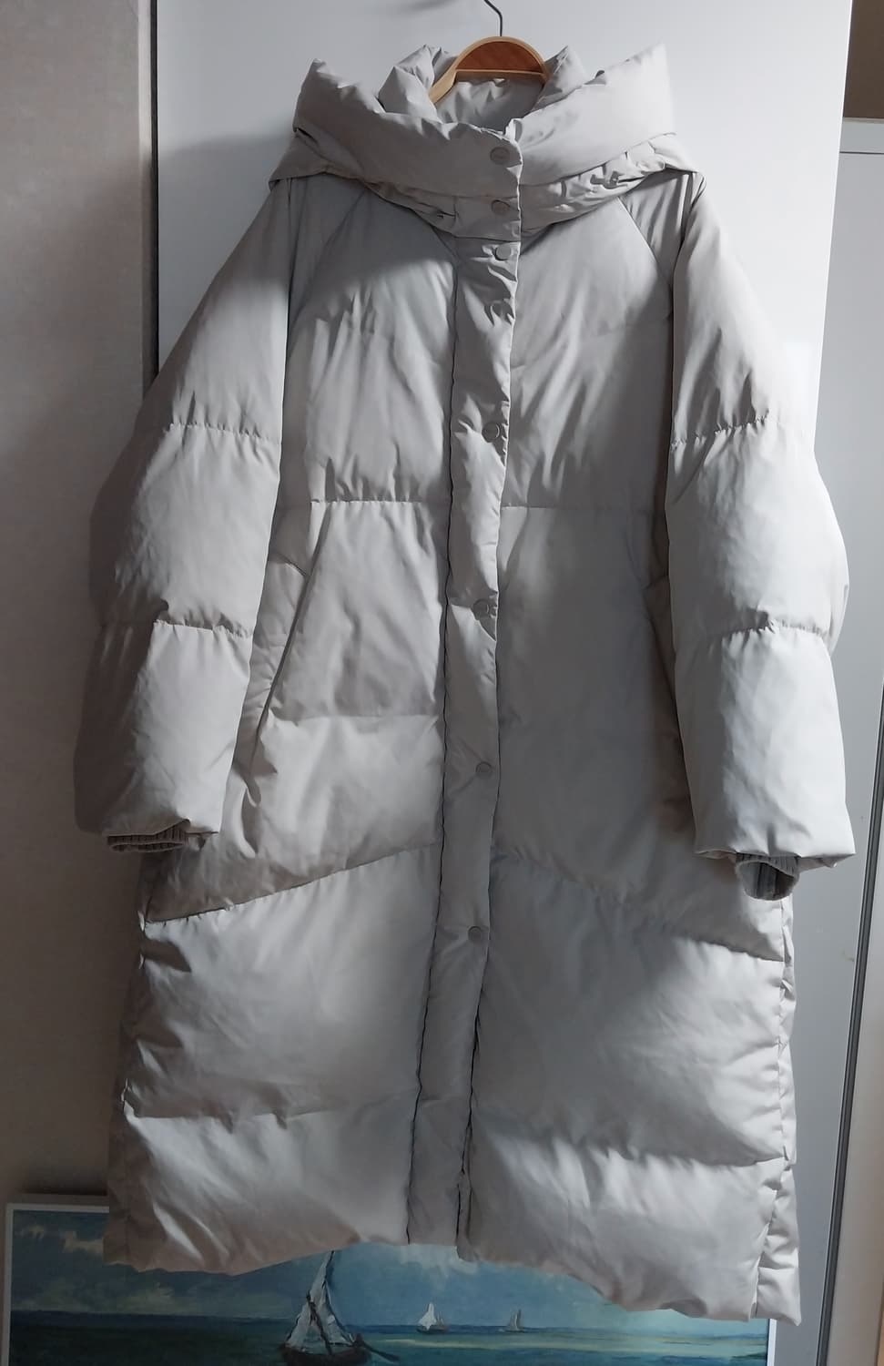 써스데이 아일랜드 롱패딩 상품이미지5