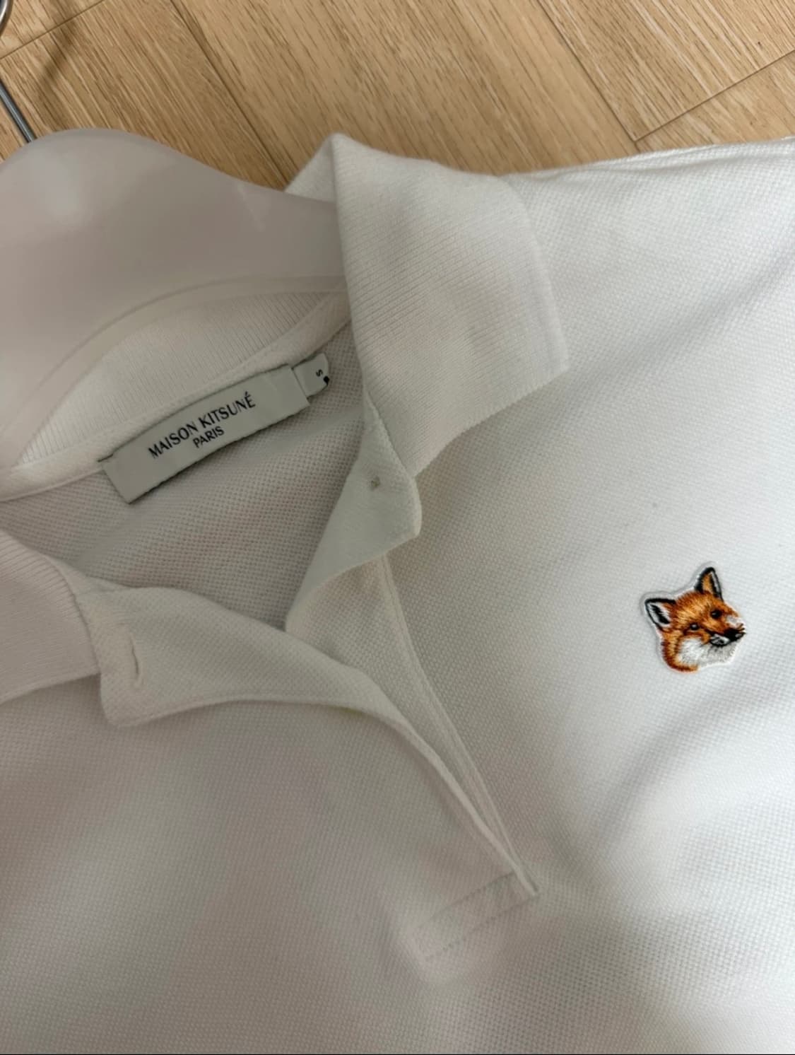 메종키츠네 여성셔츠 s 화이트 상품이미지1