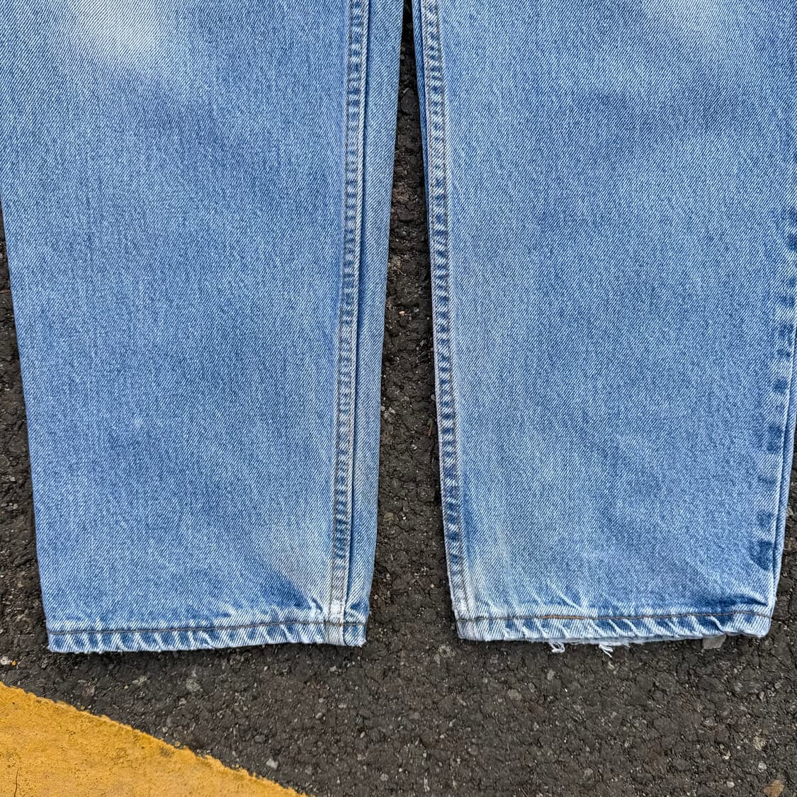 90s USA 빈티지 리바이스 550 W36 L30 연청 상품이미지4