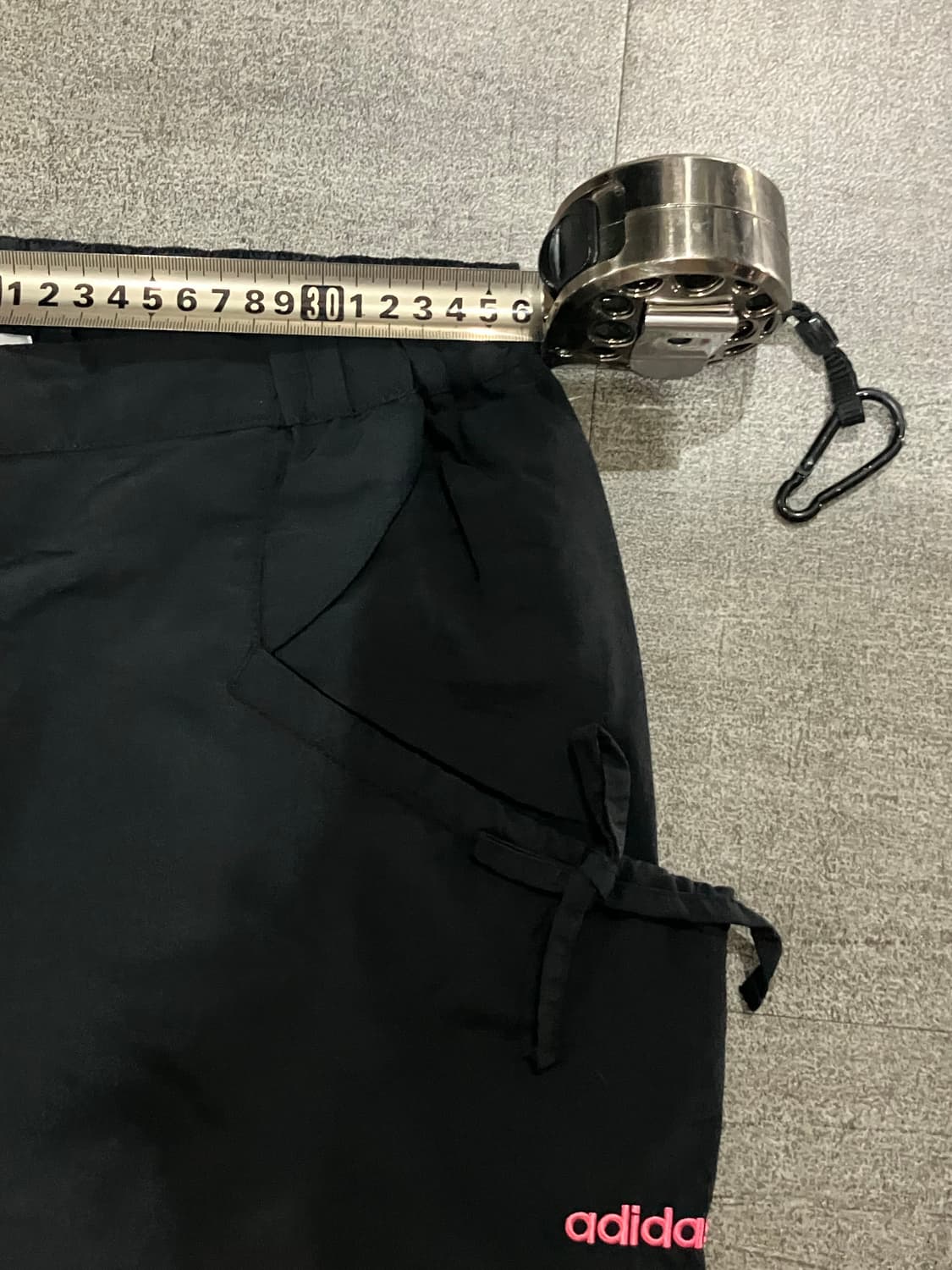 Adidas 아디다스 핀터깔y2k 대대장 사이드리본 바람막이팬츠 상품이미지3