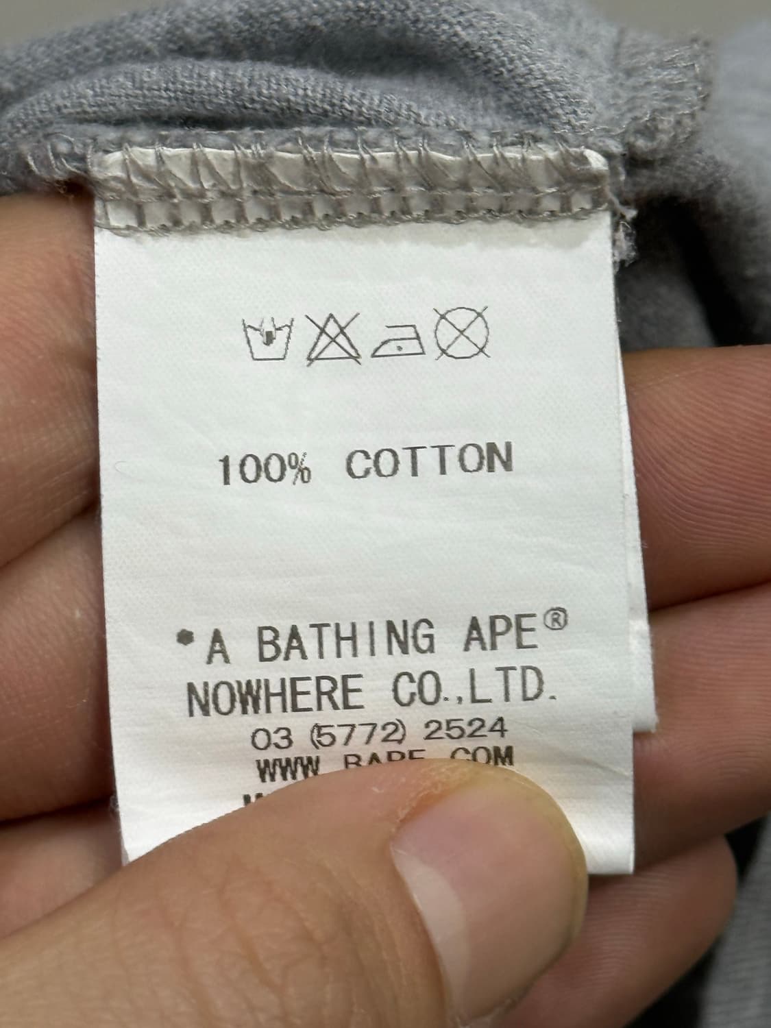 2010 베이프 아카이브 락스타 베이비 마일로 7부 롱슬리브 티셔츠 상품이미지6