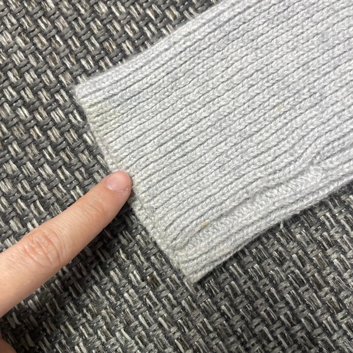 아베크롬비 그레이 숄카라 가디건 S 상품이미지6