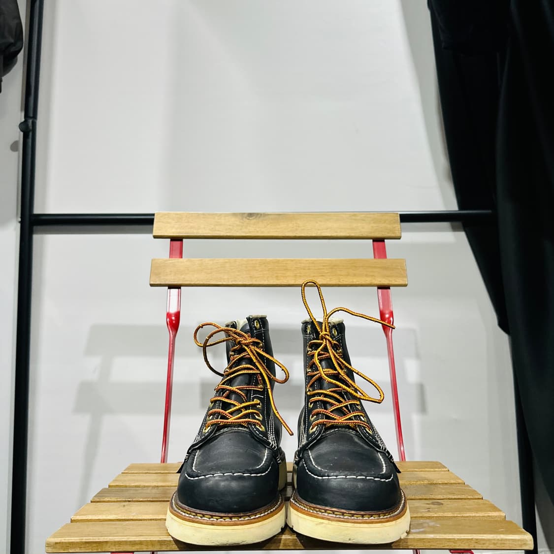 US5) 쏘로굿 워커 남녀 공용 목토 워커 블랙 남성 부츠 상품이미지2