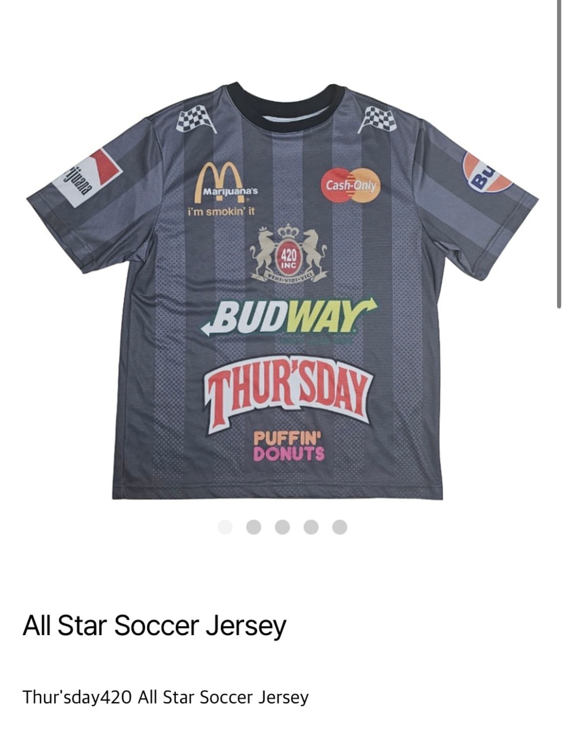 빌스텍스 사커 저지 반팔 L XL 상품이미지1