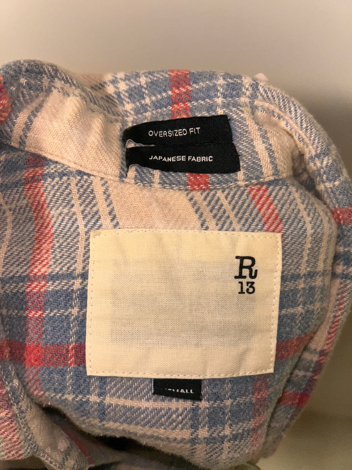 R13 shredded seam drop neck shirts 상품이미지2