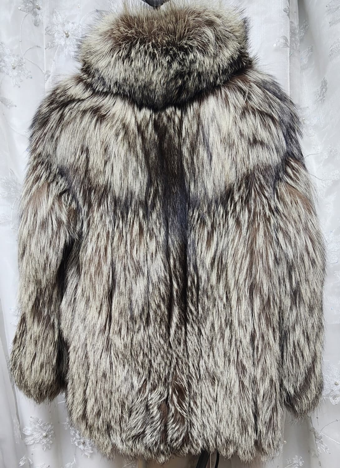 실버폭스 퍼 코트 상품이미지2