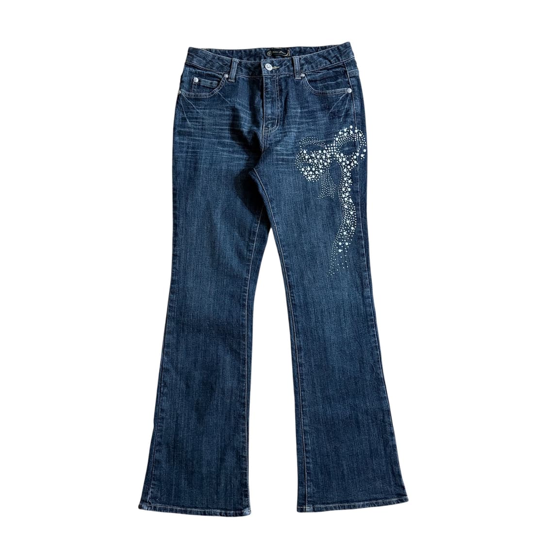 Vintage stud boots-cut jeans 상품이미지1