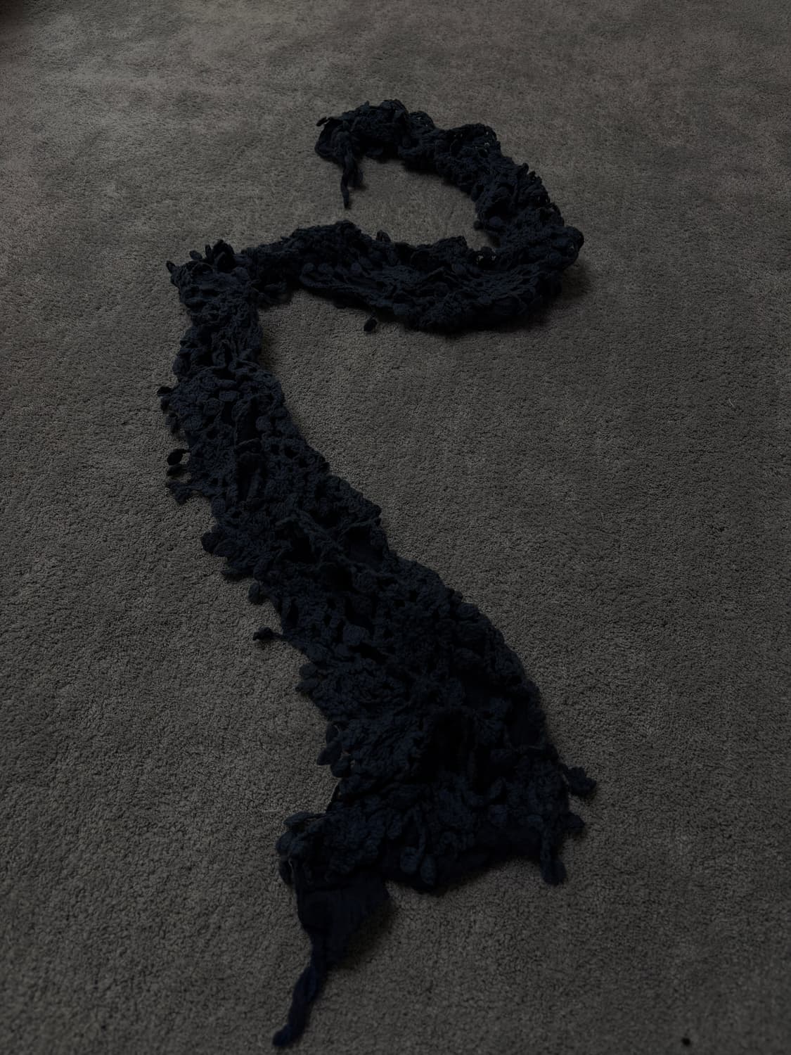 Vintage minimal grunge mood scarf 상품이미지1