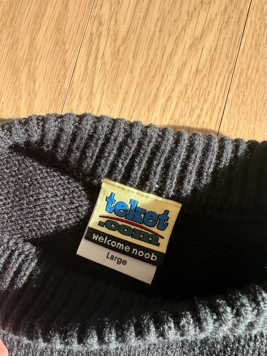 테켓 니트  L 상품이미지2