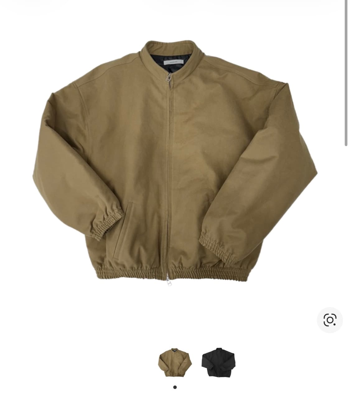 논노드 몰스킨 봄버 (카멜) 상품이미지3