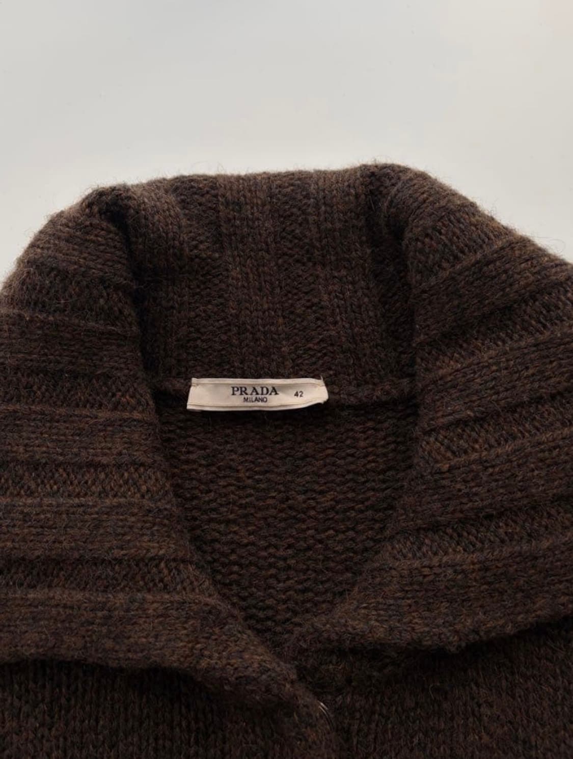 Prada camel knit jacket 상품이미지5