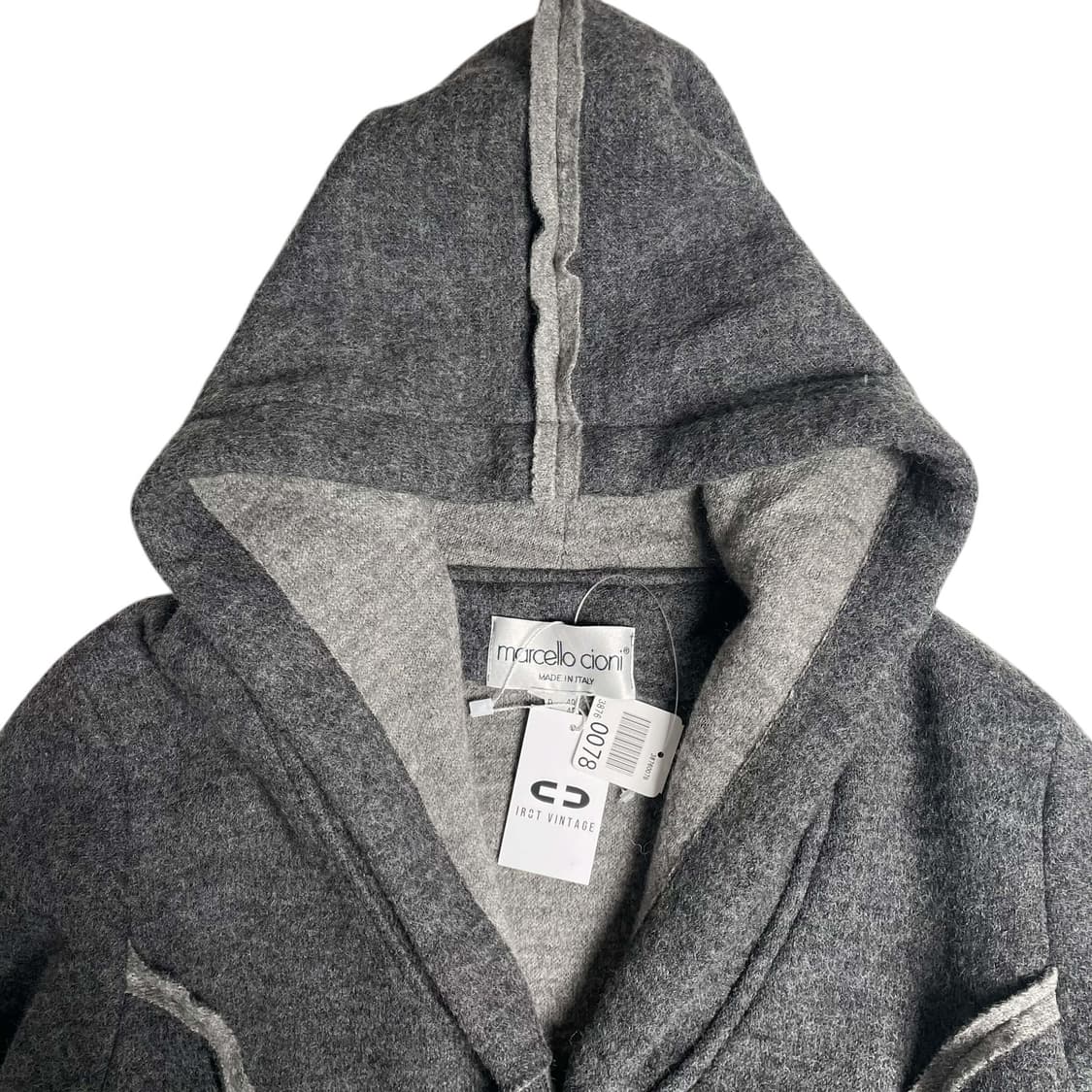 Marcello cioni 컷오프 울100 코트 (Italy)   상품이미지8
