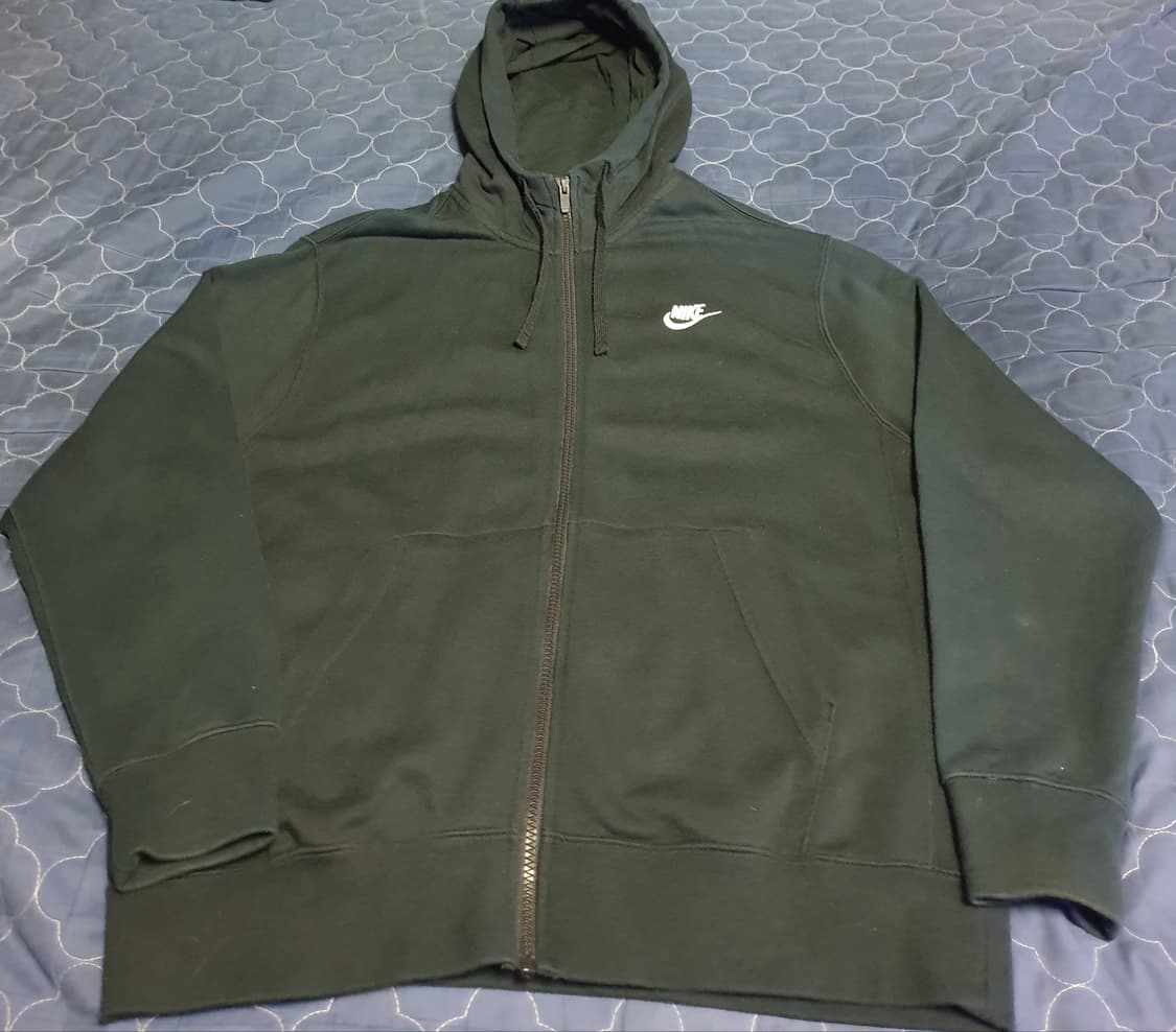 나이키 NSW클럽 후드집업 블랙 (L) 상품이미지1