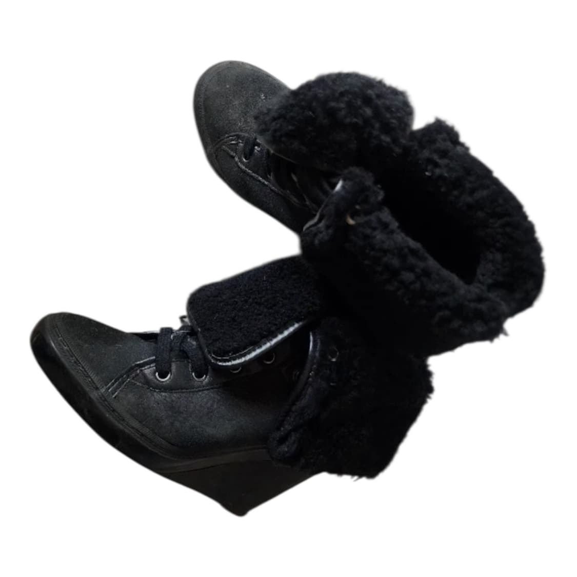 Ash 퍼 웨지힐 부츠 37 상품이미지1