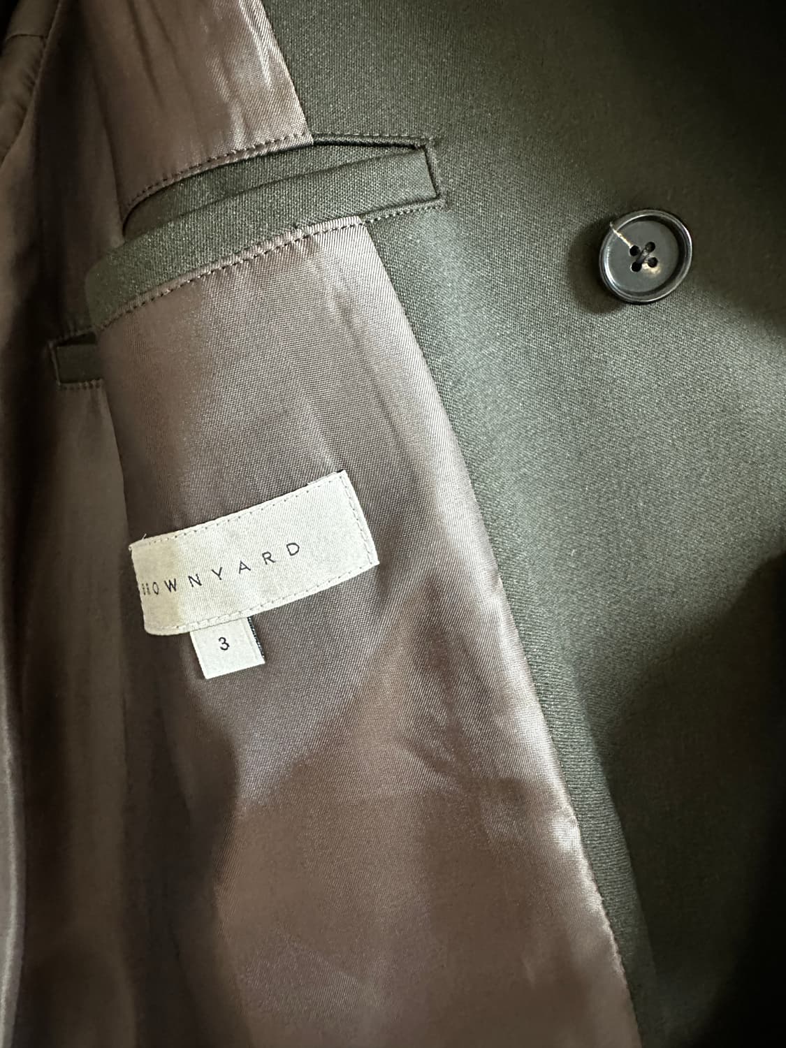 (3 현재5) 브라운야드 로브 코트 - 브라운 상품이미지4