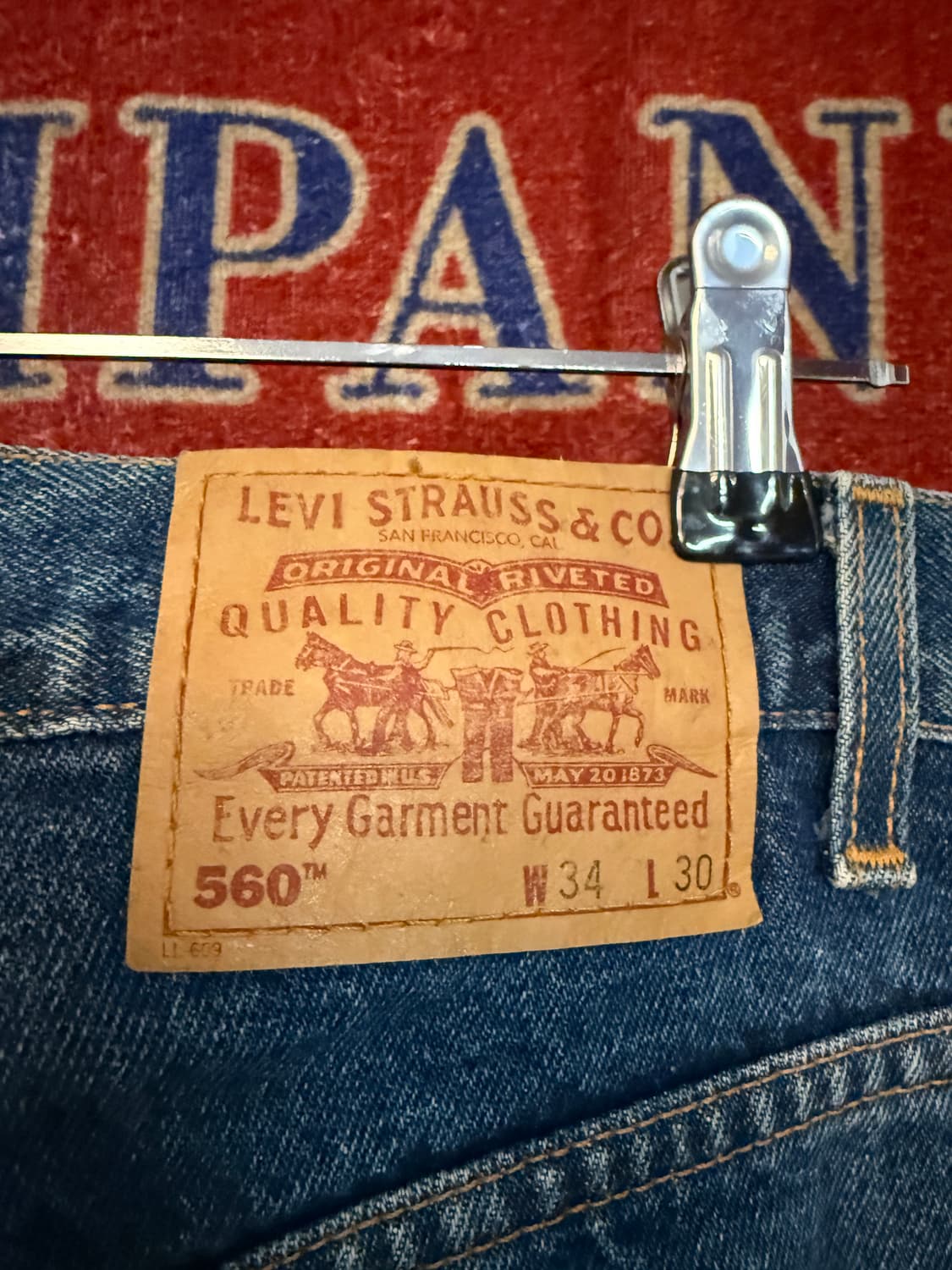 리바이스 560 루즈 테이퍼드 34/32 상품이미지4