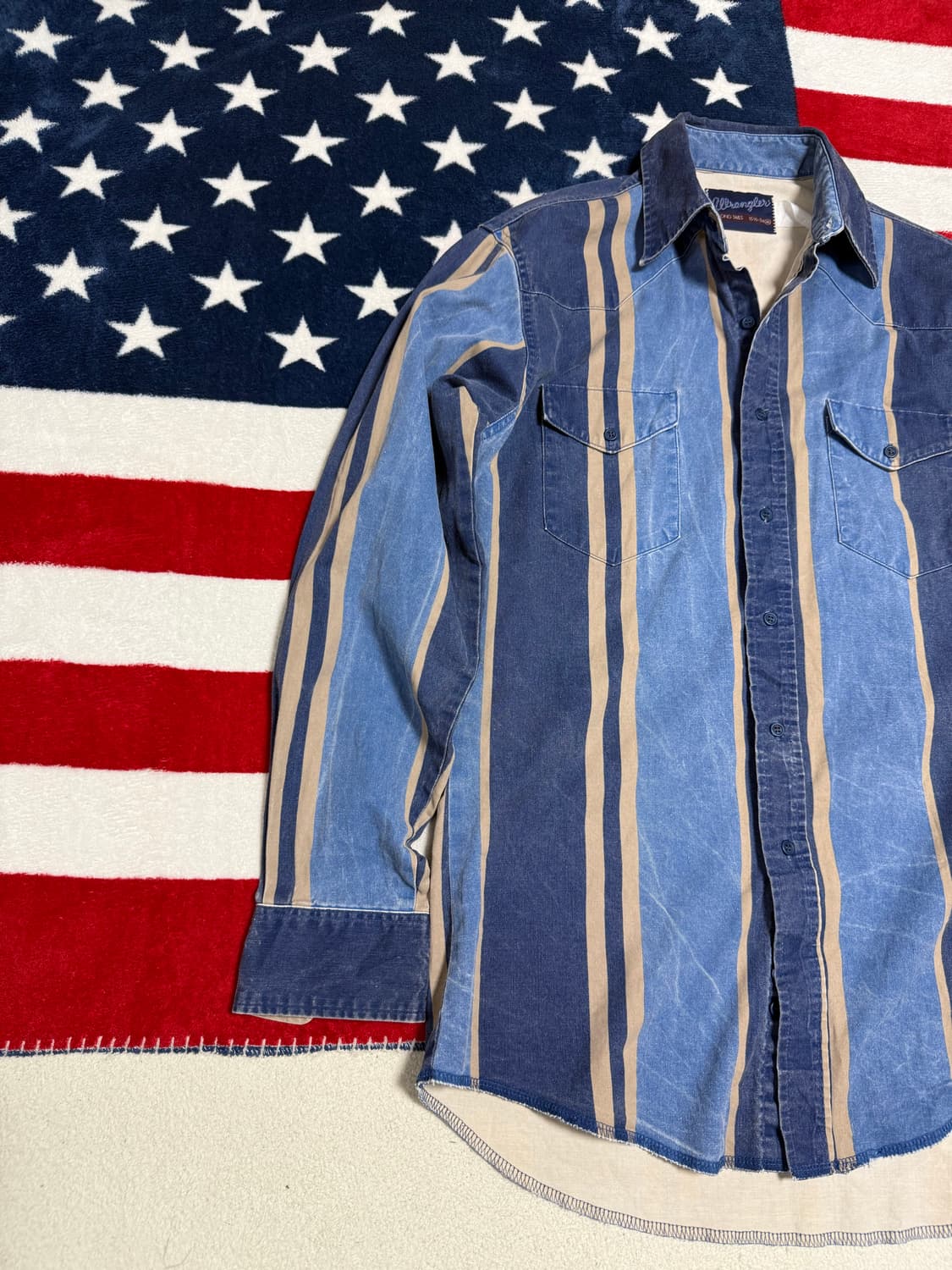 랭글러 웨스턴셔츠 Wrangler western shirt 빈티지 [L] 상품이미지6
