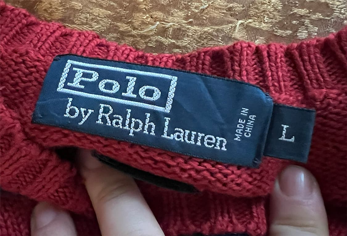 POLO 폴로 남자 코튼니트 캐주얼 스트라이프 XL 105 상품이미지3