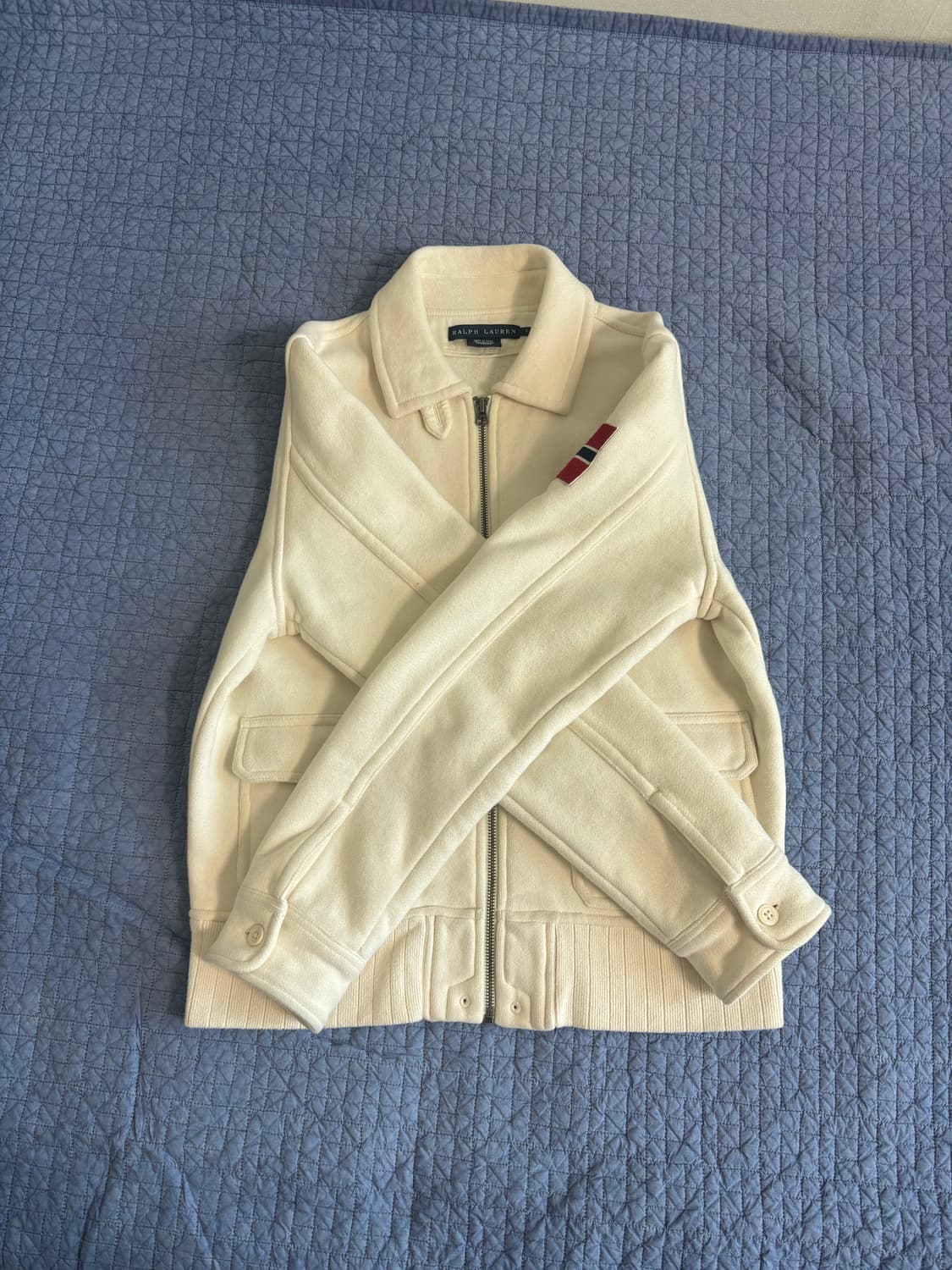 폴로 랄프로렌 노르웨이 패치 코튼 집업 자켓 상품이미지1