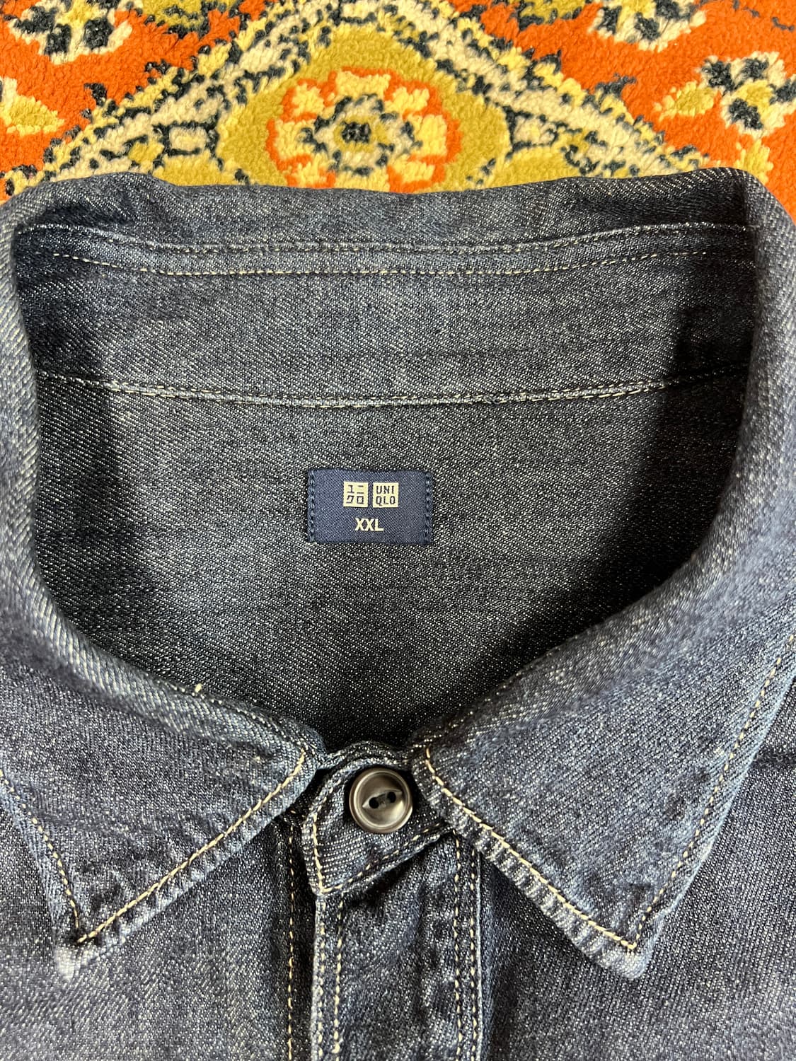 [XXL] 유니클로 투포켓 데님 셔츠 상품이미지5