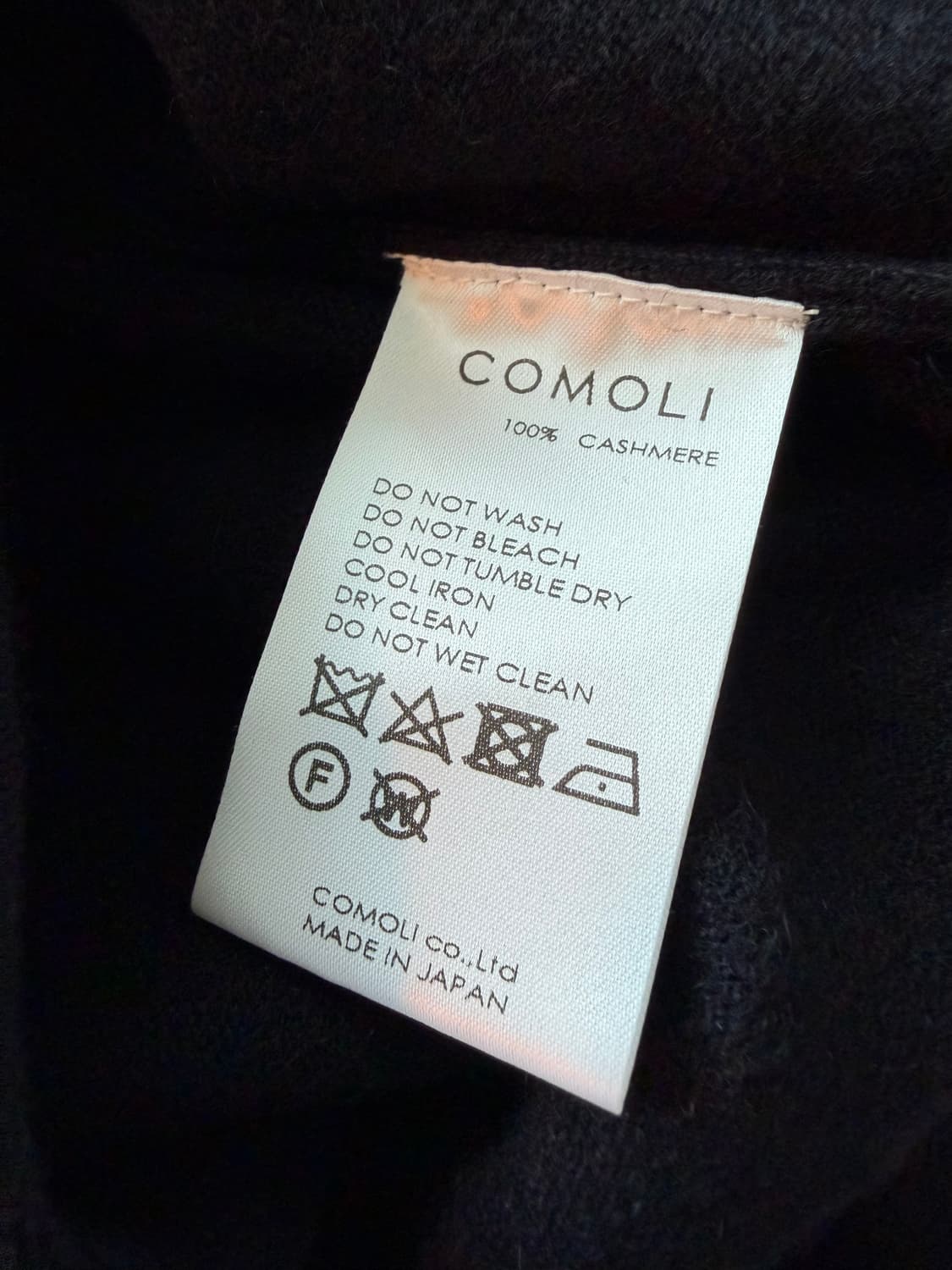 [F] 코모리 캐시미어 코모리 니트 상품이미지6