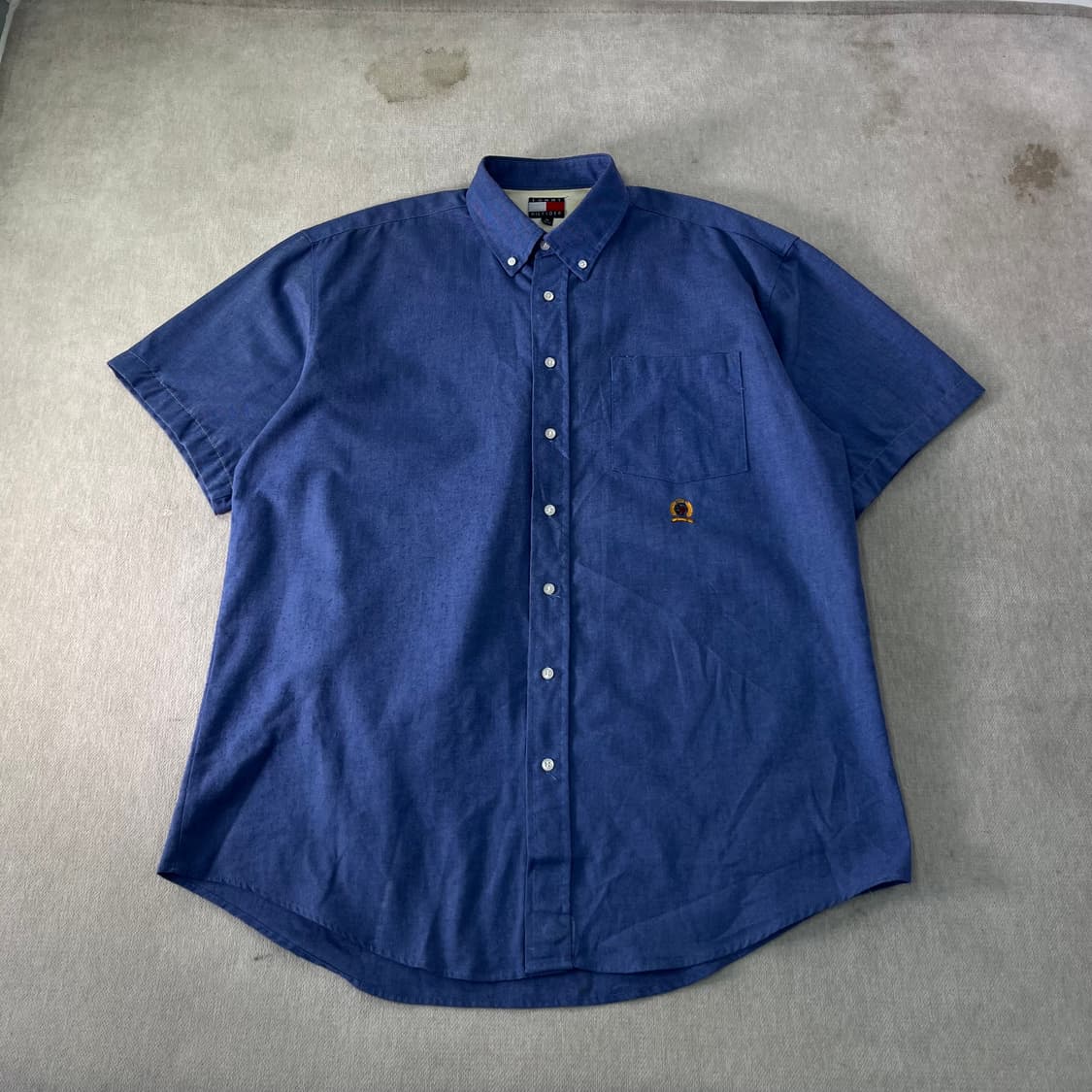 110 타미힐피거 90s 포켓 코튼 반팔 셔츠 상품이미지1