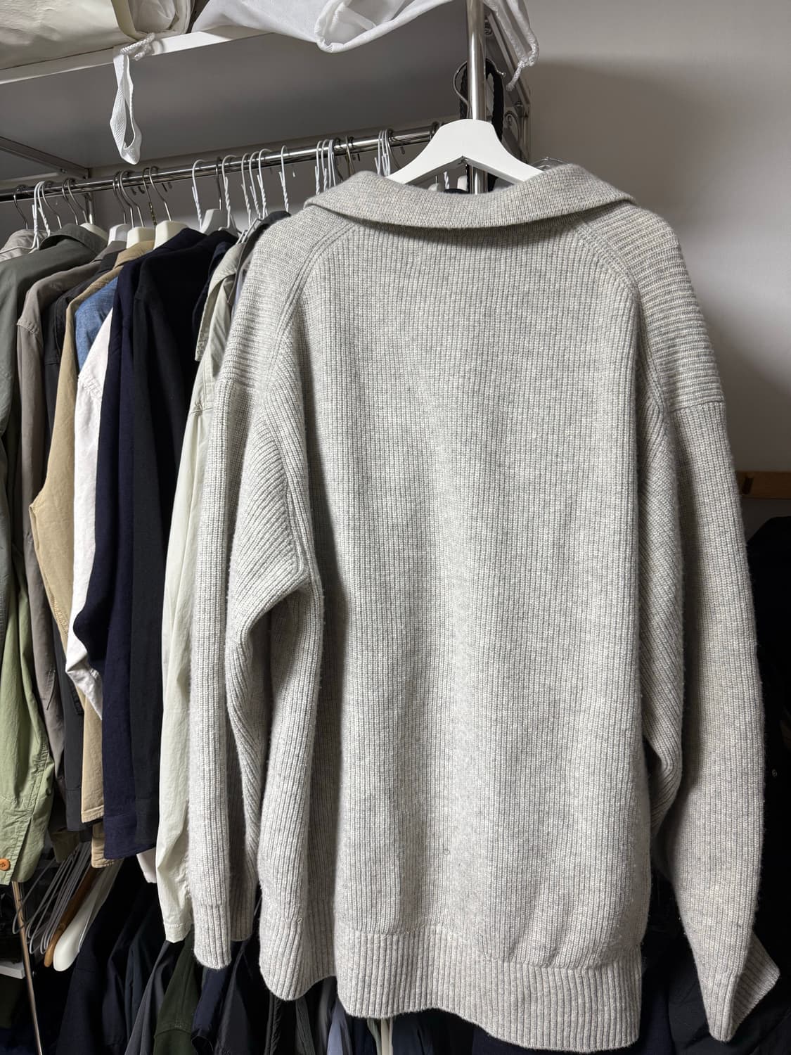 도큐먼트 그레이 스웨터 L 상품이미지3