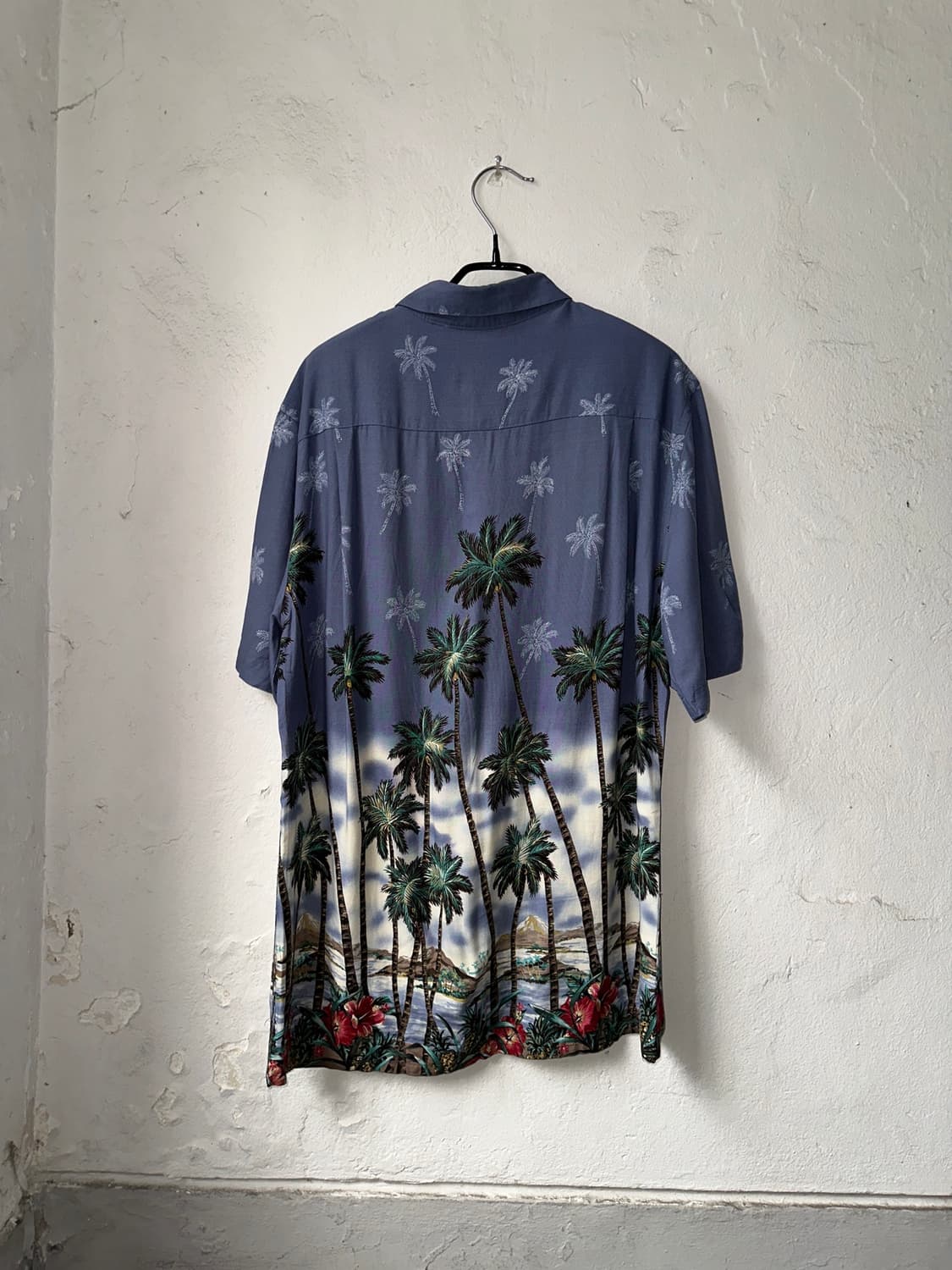 Campia moda 90s 하와이안 블루 셔츠 상품이미지4