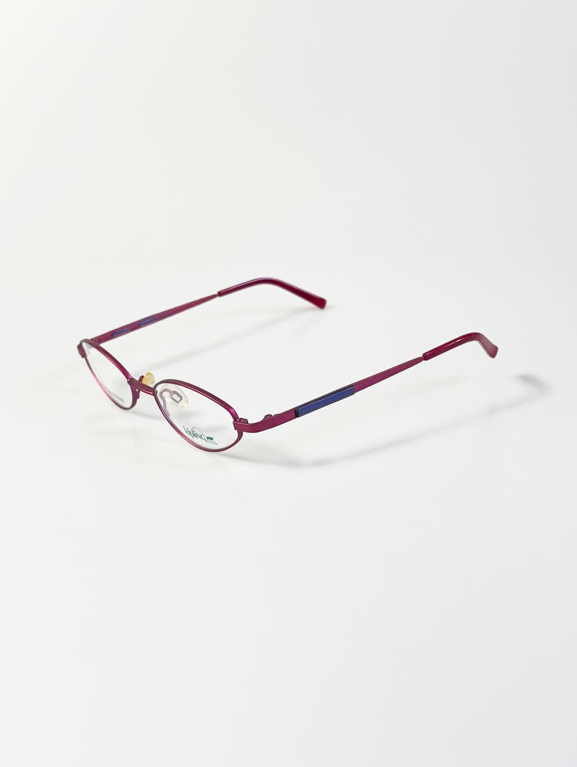KIPLING 슬림 오벌 마젠타 메탈 프레임 빈티지 안경 상품이미지3