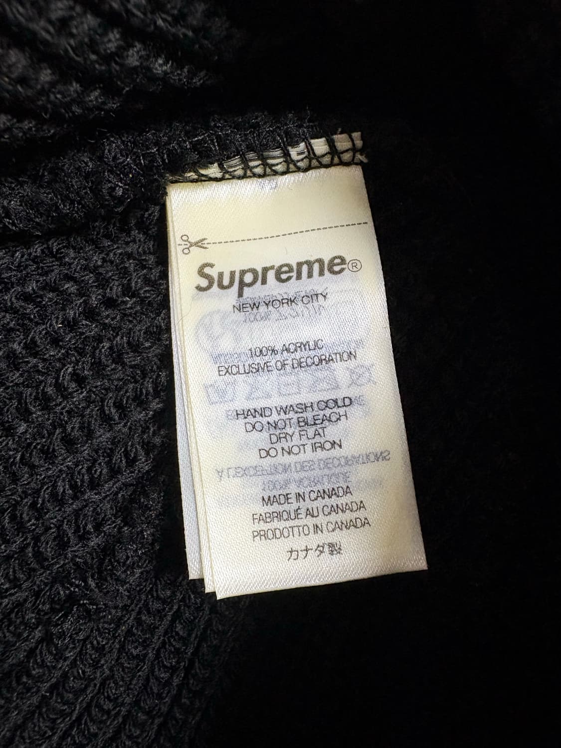 슈프림 루즈 게이지 비니 블랙 상품이미지2