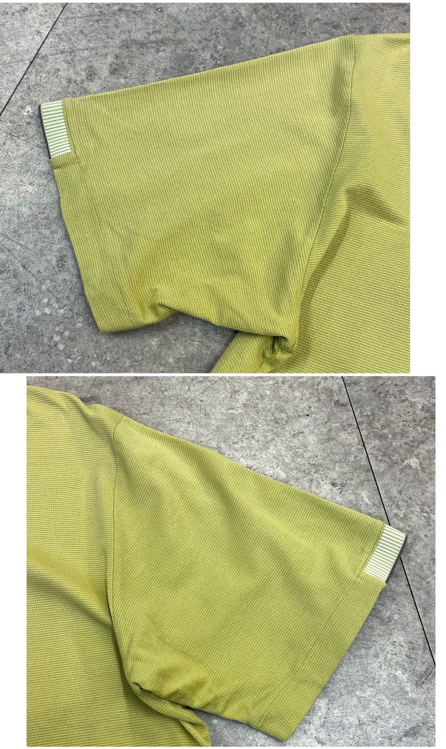 입생로랑 포켓 카라 반팔티 레몬 100 #csz3814 상품이미지10